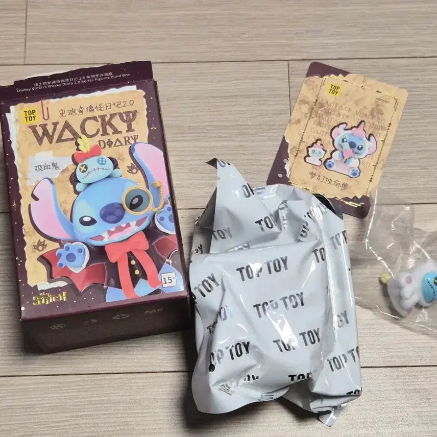 [BUNJANG] TopToy Disney Stitch Wacky Diary Figure (Ice Cream) / 탑토이 디즈니 스티치 와키 다이어리 피규어