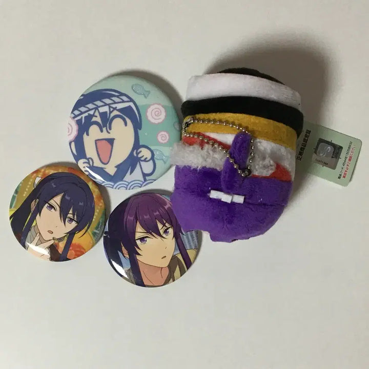 [BUNJANG] Ensemble Stars Kanzaki Soma Bundle Set / 앙스타 칸자키 소마 모찌마스 부쿠부 캔뱃지 일괄 홍월