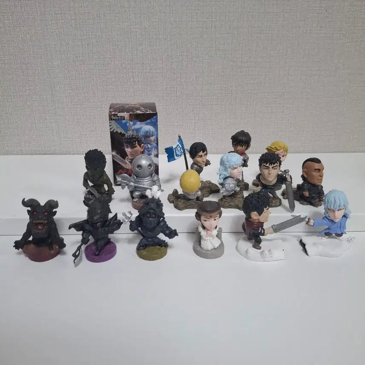[BUNJANG] Berserk Chara Heroes 15 Types Figure Set / 베세르크 캬라히어로즈 피규어 15종 일괄