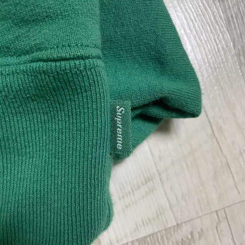 [BUNJANG] Supreme Collegiate Half Zip Pullover - 24FW / 슈프림 컬리지에이트 하프 집 풀오버 라이트 파인 - 24FW
