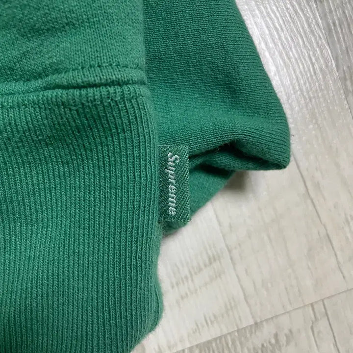 [BUNJANG] Supreme Collegiate Half Zip Pullover - 24FW / 슈프림 컬리지에이트 하프 집 풀오버 라이트 파인 - 24FW