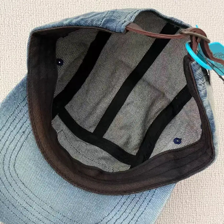 [BUNJANG] Washed Chino Twill Camp Cap Dirty Indigo / 워시드 치노 트윌 캠프캡 더티 인디고