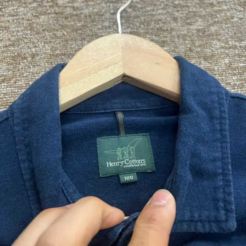[SOLD OUT] 헨리코튼 네이비 카라티 100