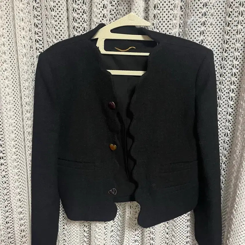 [BUNJANG] Saint Laurent Black Tweed Jacket / Saint Laurent 블랙 트위드 자켓