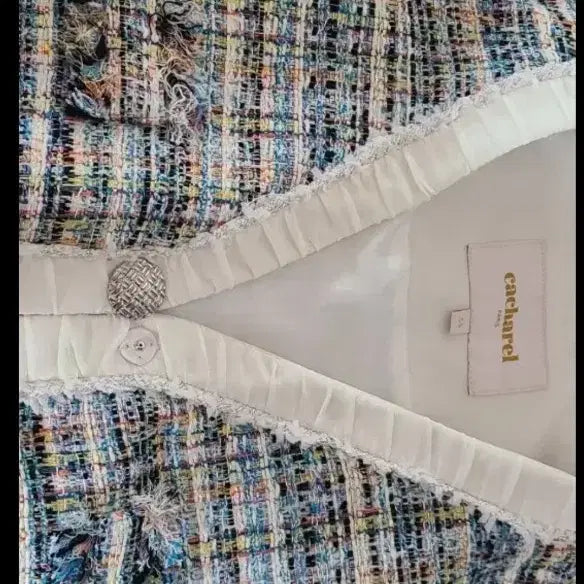 [BUNJANG] Cacharel Italian Tweed Vest / 까샤렐 이태리원단 트위드 조끼