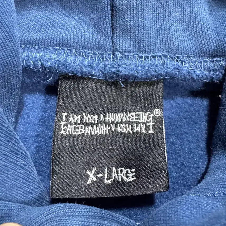 [BUNJANG] IAM NOT A HUMANBEING Blue Hoodie / IAM NOT A HUMANBEING 블루 후드티