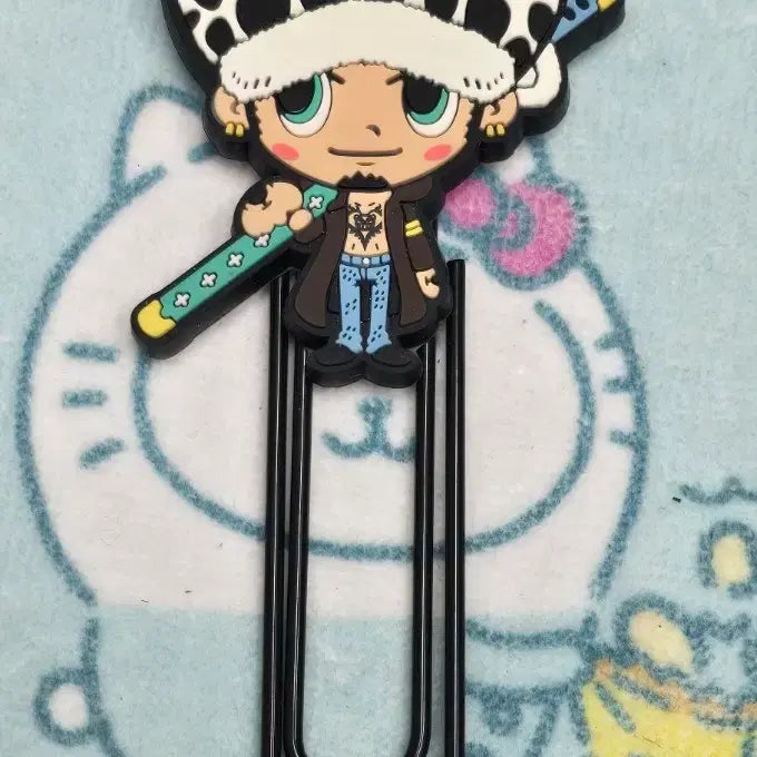 [BUNJANG] One Piece Trafalgar Law Rubber Clip / 원피스 트라팔가 로우 러버클립