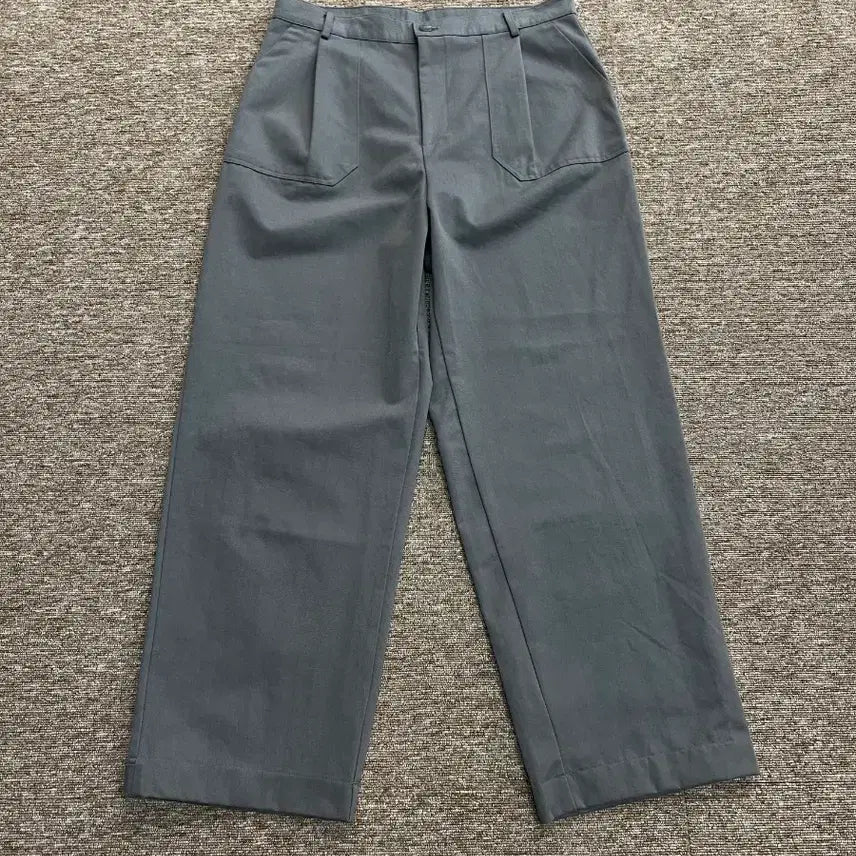 [BUNJANG] LEMAY Wide Chino Pants L Grey / LEMAY 와이드 치노팬츠 L 그레이