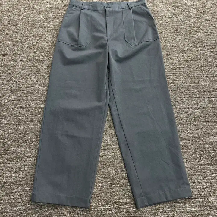 [BUNJANG] LEMAY Wide Chino Pants L Grey / LEMAY 와이드 치노팬츠 L 그레이