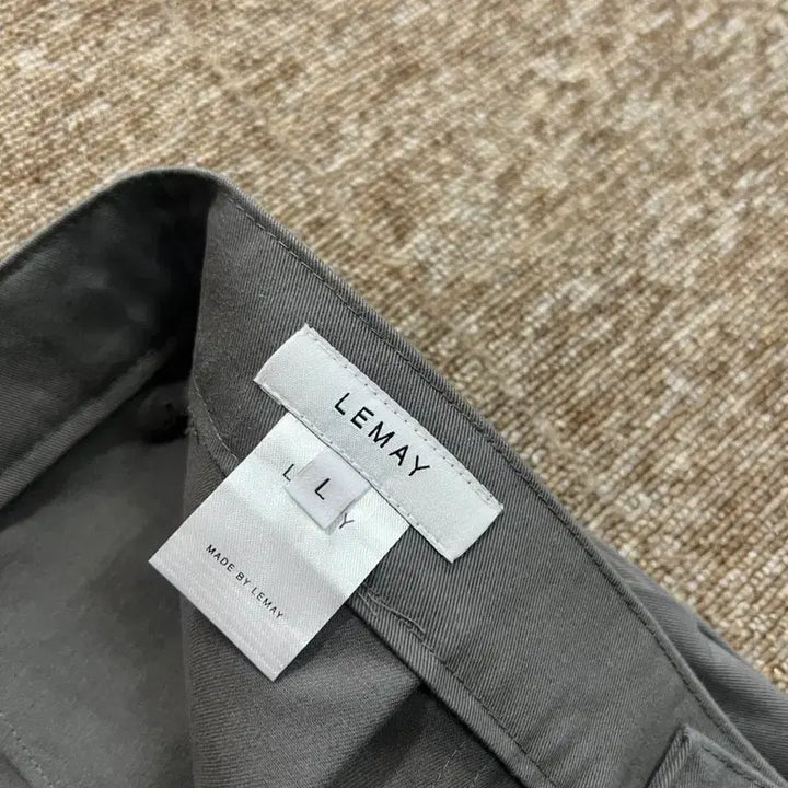 [BUNJANG] LEMAY Wide Chino Pants L Grey / LEMAY 와이드 치노팬츠 L 그레이