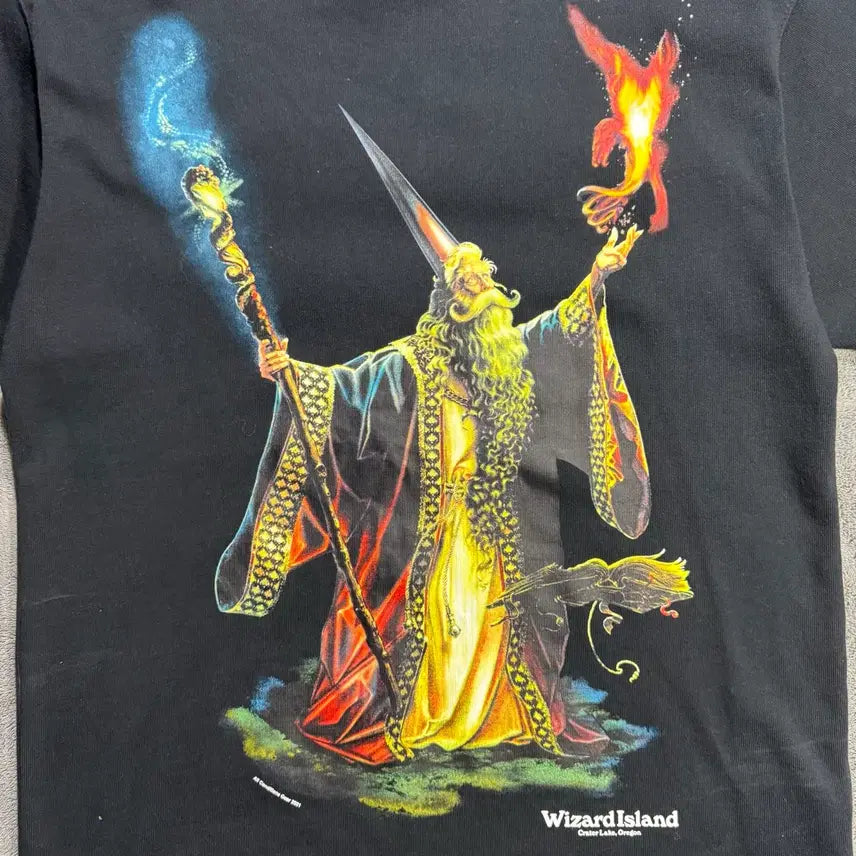 [BUNJANG] Nike ACG Wizard Printed T-Shirt Black / 나이키 ACG 위저드 프린팅 티셔츠 블랙