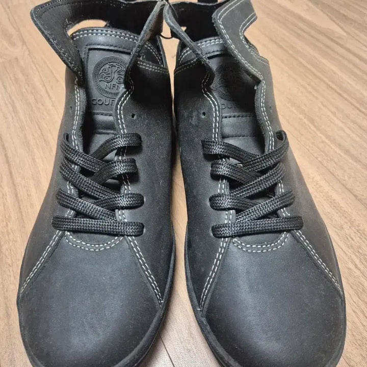 [BUNJANG] GOURMET NFN Leather Mid-Top Sneakers / GOURMET NFN 레더 미드탑 스니커즈 260