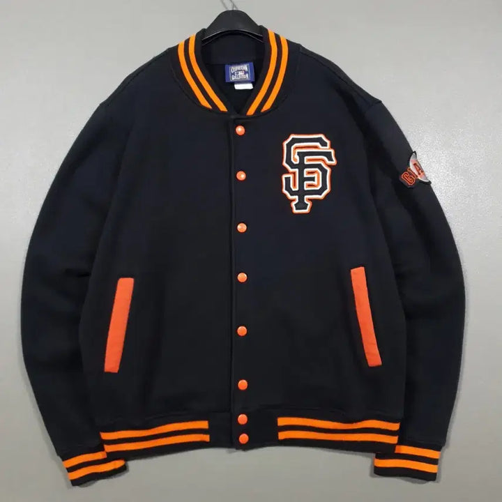 [BUNJANG] Cooperstown 90s MLB San Francisco Cotton Sweat Varsity Jacket L / L) 쿠퍼스타운 90s MLB 샌프란시스코 코튼 스웻 바시티 자켓