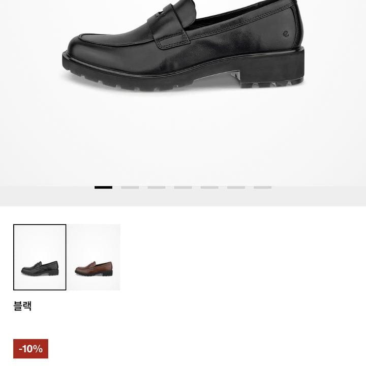 [BUNJANG] Ecco Metropole Vienna Loafers Black EU37 / (새상품) 에코 로퍼 (235~240) 메트로폴 비엔나