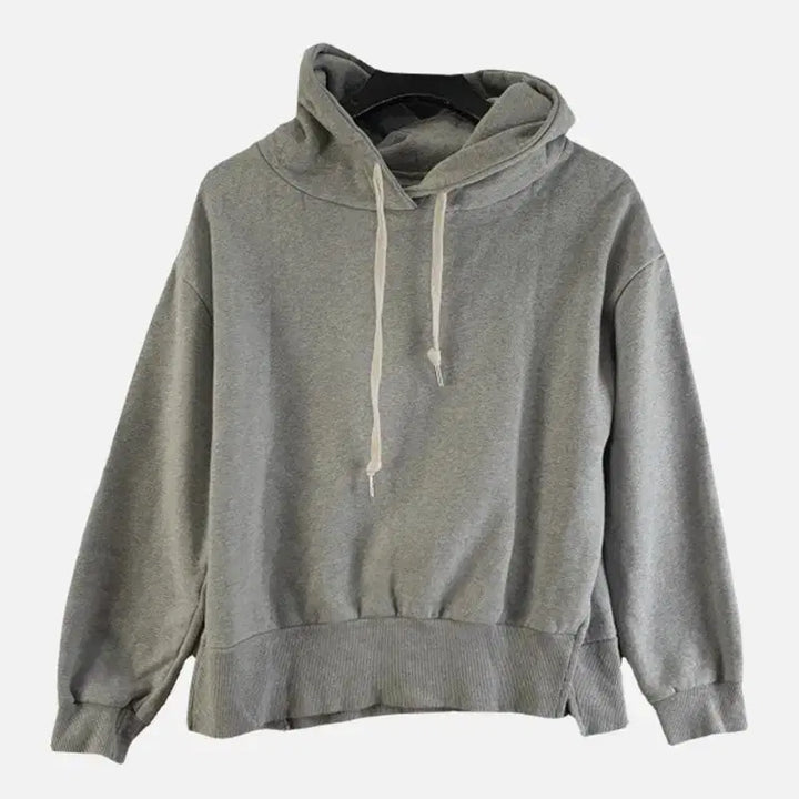 [BUNJANG] FREE Hoodie Light Gray / 여FREE 후드티 라이트 그레이 M6211