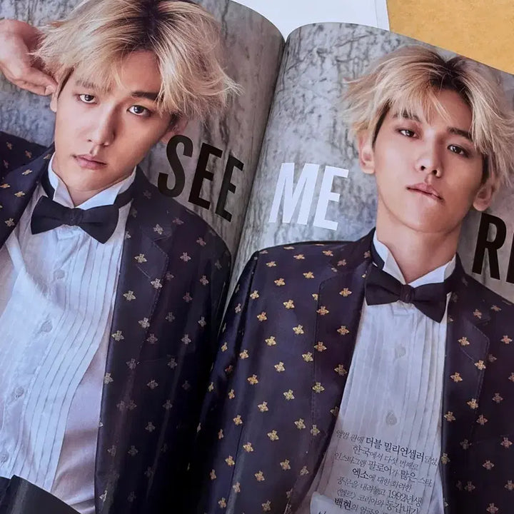 [BUNJANG] Baekhyun Elle + W Magazine Bundle Set / 백현 엘르+W 화보집