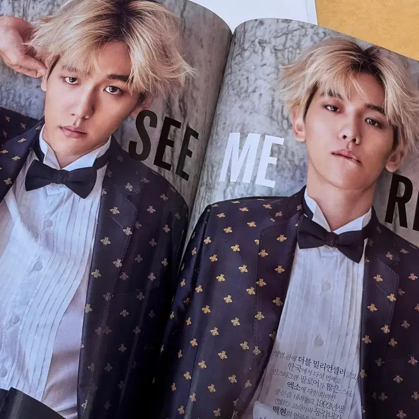 [BUNJANG] Baekhyun Elle + W Magazine Bundle Set / 백현 엘르+W 화보집