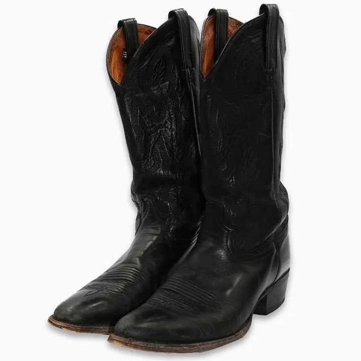 [BUNJANG] Vintage Justin Western Leather Boots Size 10.5D (285) / 빈티지 저스틴 웨스턴 레더 부츠 10.5D(285)사이즈 BT28504