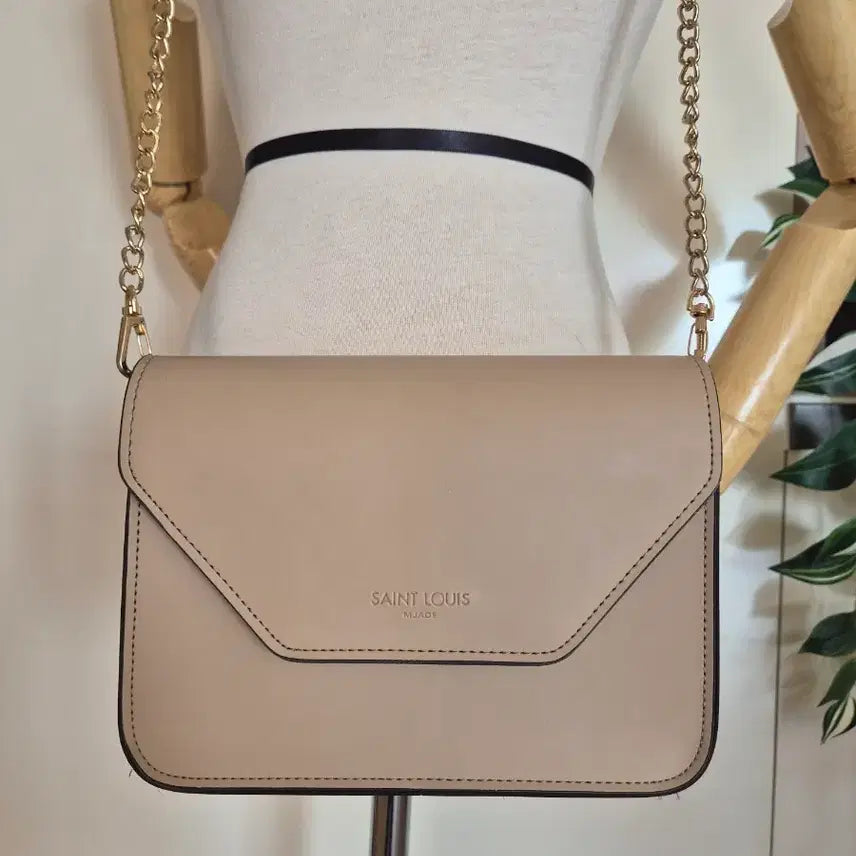 [BUNJANG] Saint Louis Beige Tote Crossbody Bag / 세인트 루이스 베이지