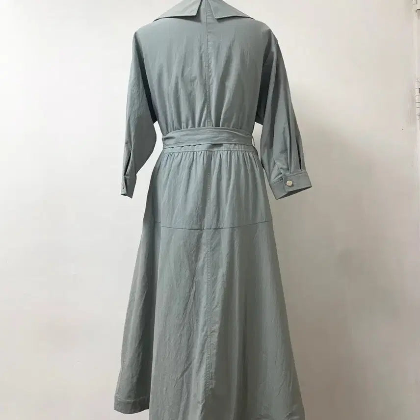 [SOLD OUT] CC콜렉트 바스락 셔츠 벨트 롱 원피스