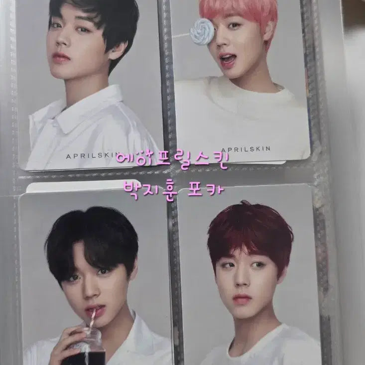 [SOLD OUT] 워너원 박지훈 포토카드 굿즈 일괄