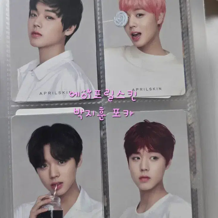 [SOLD OUT] 워너원 박지훈 포토카드 굿즈 일괄