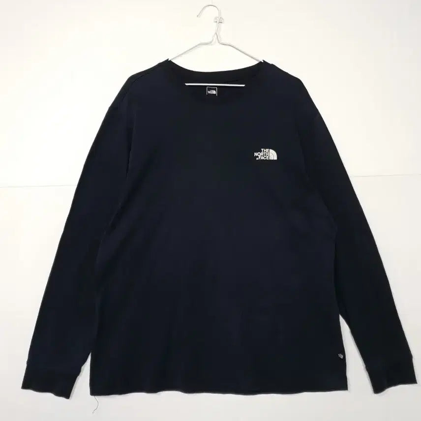 [BUNJANG] The North Face Black Long Sleeve T-Shirt / 노스페이스 검정색 긴팔 티셔츠 슬리브 ㅡ0117