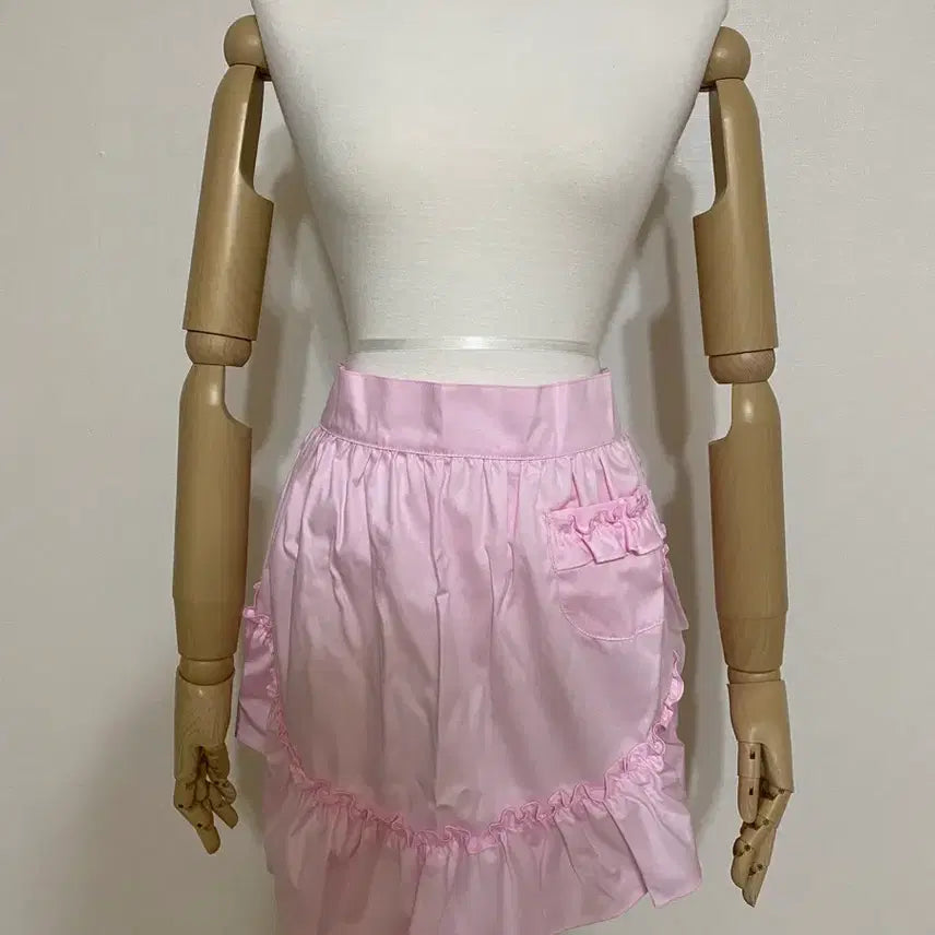 [BUNJANG] Vintage Frill Apron Maid Costume / 빈티지 에이프런 앞치마 프릴 메이드복 코스프레 히메갸루 발레코어