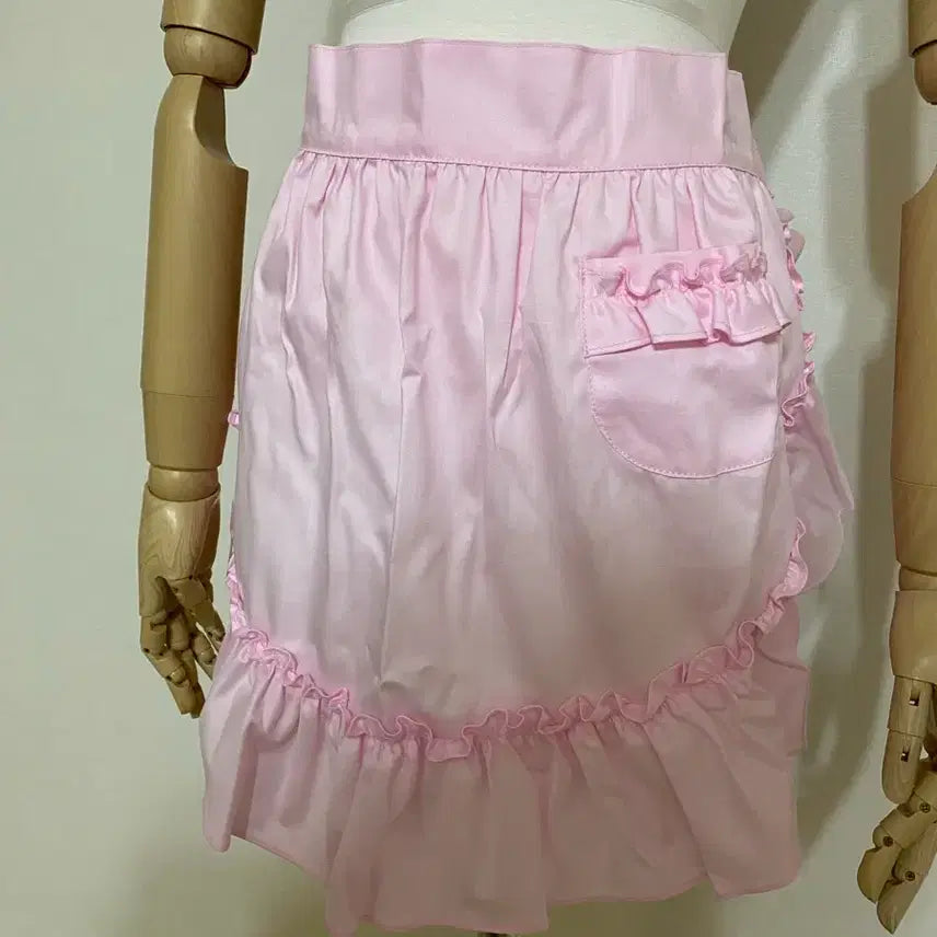 [BUNJANG] Vintage Frill Apron Maid Costume / 빈티지 에이프런 앞치마 프릴 메이드복 코스프레 히메갸루 발레코어