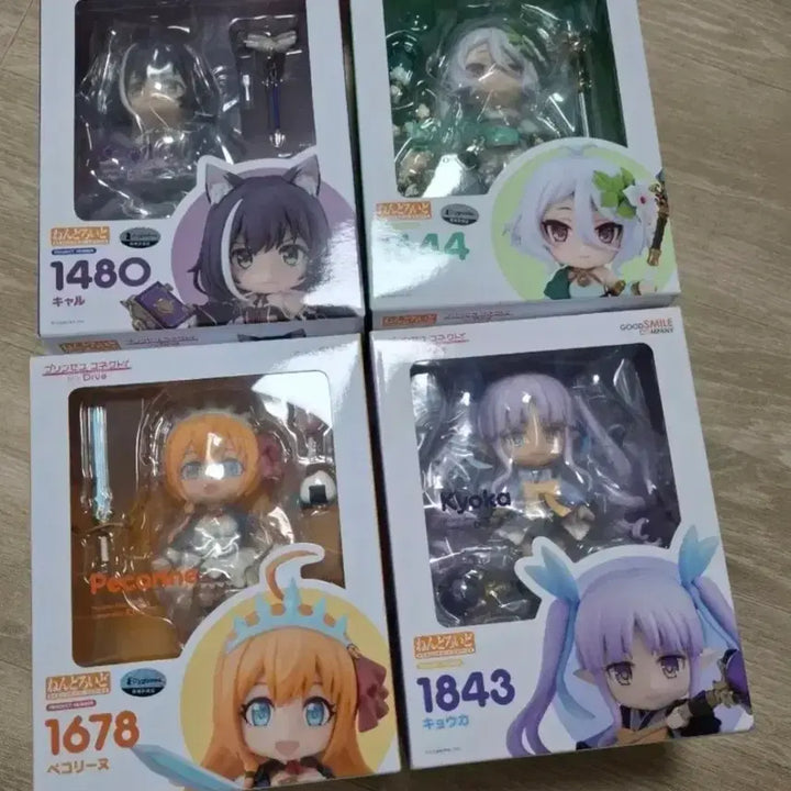 [BUNJANG] Princess Connect! Re:Dive Nendoroid Figure Bundle Set / 프리코네 캬루,콧코로,페코린느,쿄우카 넨도로이드