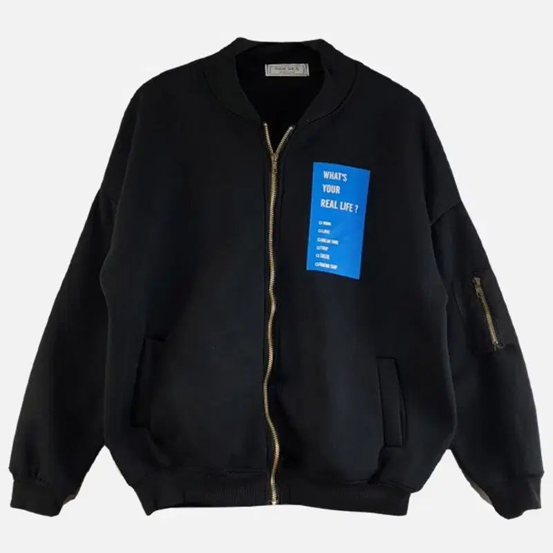 [BUNJANG] Vintage Black Blouson Jacket / 남95 블루종 자켓 블랙 M6217