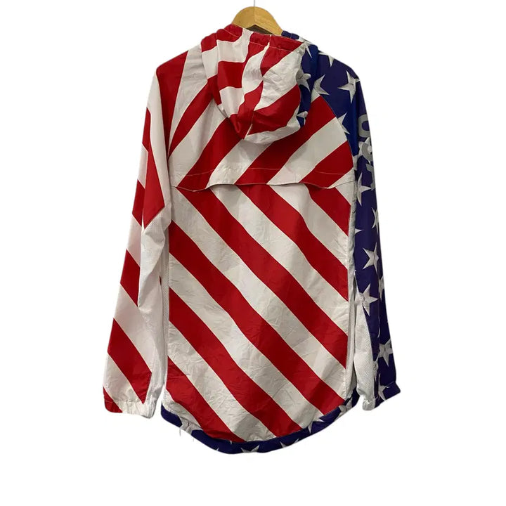 [BUNJANG] USA Trademark American Flag Windbreaker (XL) / 577. 트레이드마크 USA 성조기 바람막이(XL)