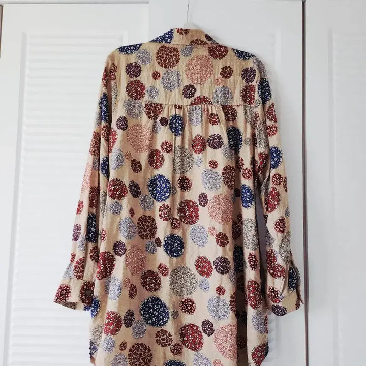 [BUNJANG] Patterned Long Shirt / 패턴 롱 셔츠