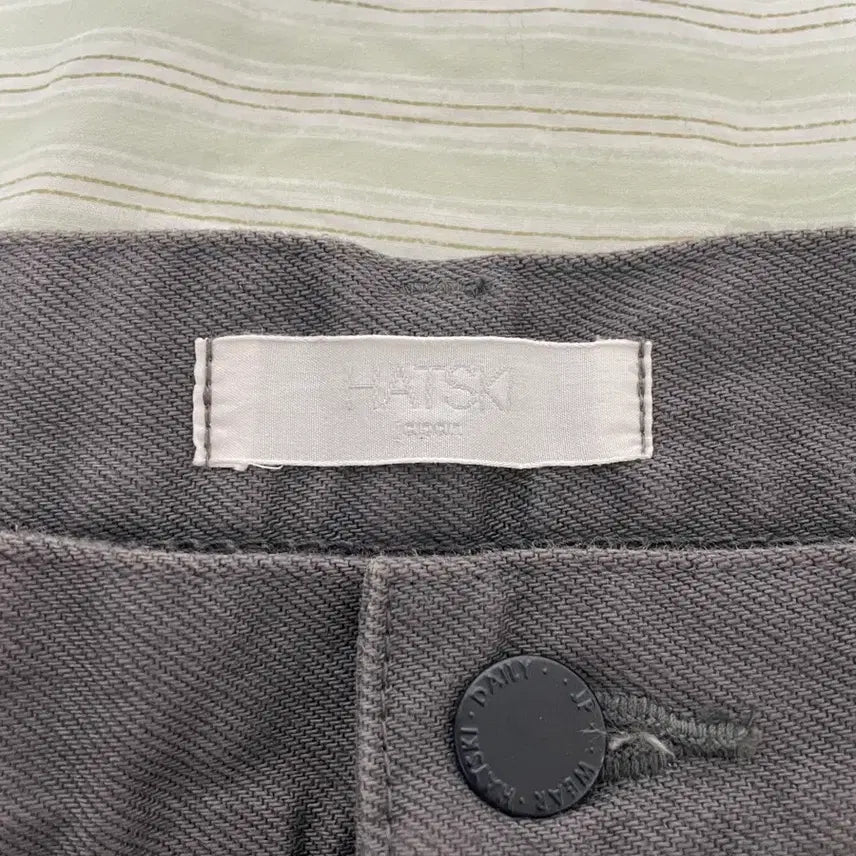 [BUNJANG] HATSKI Tapered Denim Charcoal / 하츠키 HATSKI 테이퍼드 데님