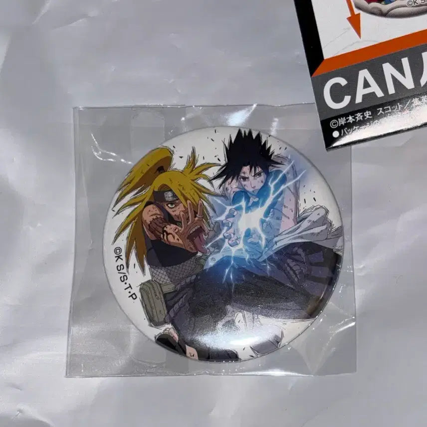 [BUNJANG] Naruto Deidara Sasuke 72 Series Can Badge / 나루토 72 시리즈 캔뱃지 데이다라 사스케