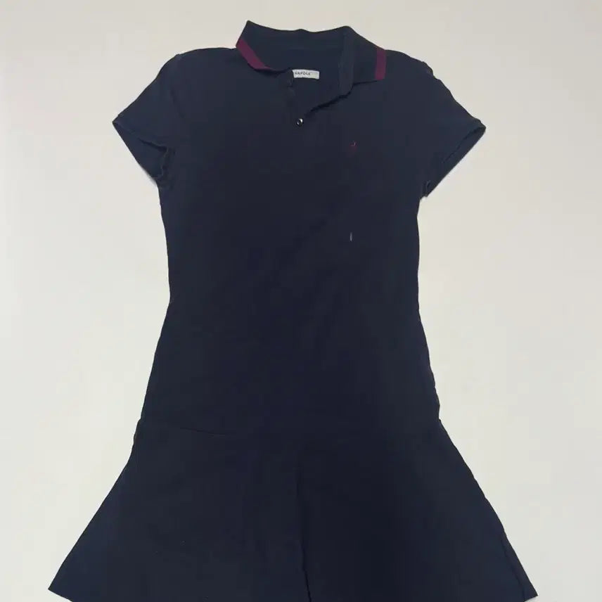 [BUNJANG] Beanpole Ladies Navy Short-Sleeve Polo Collar Dress / 여성 빈폴 레이디스 pk 반팔 카라 원피스 44 네이비