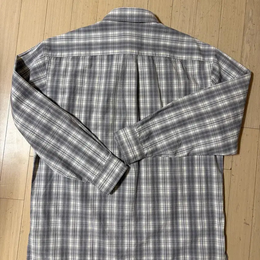 [BUNJANG] everyworn Dove Gray Check Shirt / everyworn 체크 셔츠 도브 그레이 1