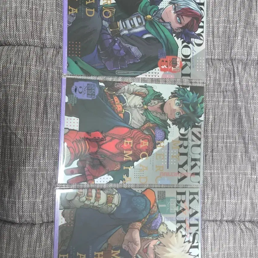 [BUNJANG] My Hero Academia Clear File Set / 나의 히어로 아카데미아 클리어파일 3종 세트