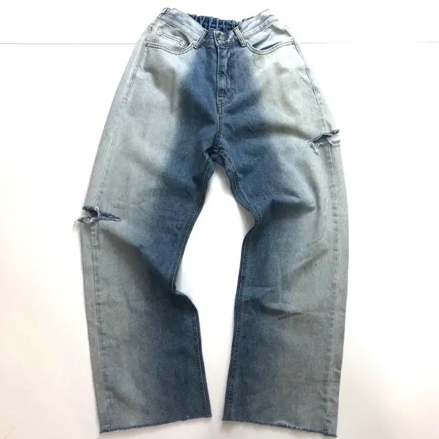 [BUNJANG] Wide Denim Pants / 와이드 데님 팬츠