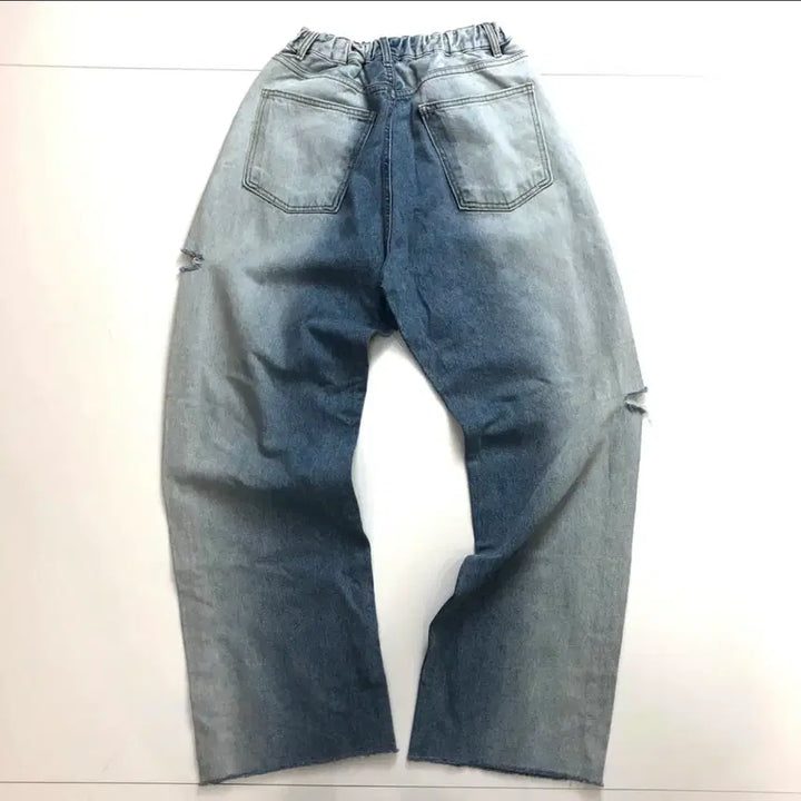 [BUNJANG] Wide Denim Pants / 와이드 데님 팬츠