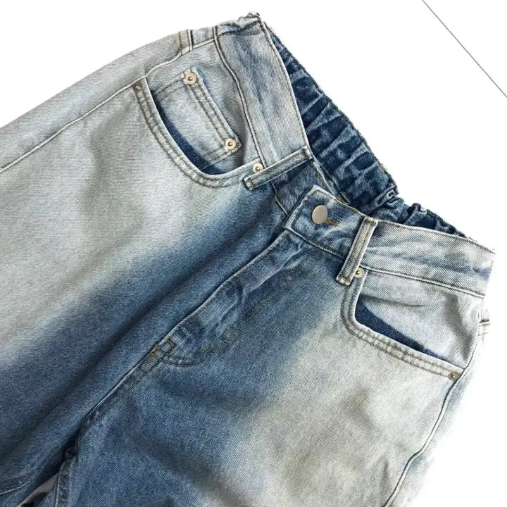 [BUNJANG] Wide Denim Pants / 와이드 데님 팬츠