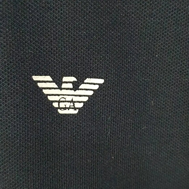[BUNJANG] Emporio Armani Kara T-Shirt Navy / 엠포리오 아르마니     카라 티셔츠