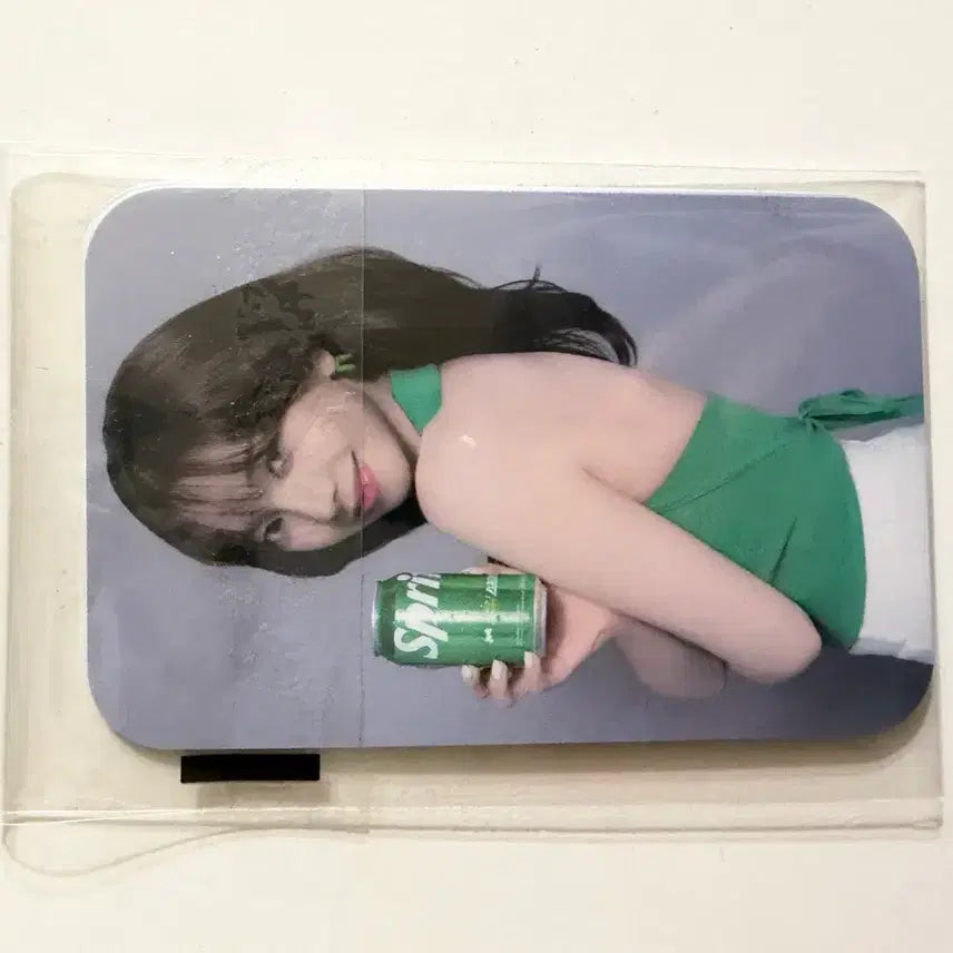 [SOLD OUT] 스프라이트x에스파 콜라보 카리나 1차 싸인 포카