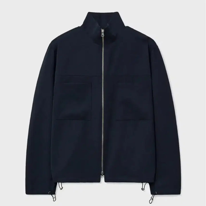 [BUNJANG] Noun Shirring Zip Up Jacket (Navy) / [2] 노운 셔링 집업 자켓(네이비) 새상품