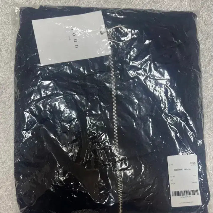 [BUNJANG] Noun Shirring Zip Up Jacket (Navy) / [2] 노운 셔링 집업 자켓(네이비) 새상품