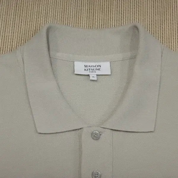[SOLD OUT] (115-120) 메종 키츠네 남성 폭스헤드 폴로 티셔츠
