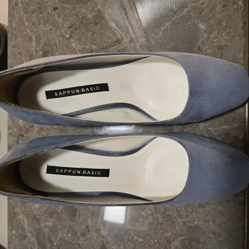 [BUNJANG] Sappun Basic Suede Sky Blue Pumps / 사뿐 베이직 스웨이드 하늘색 펌프스