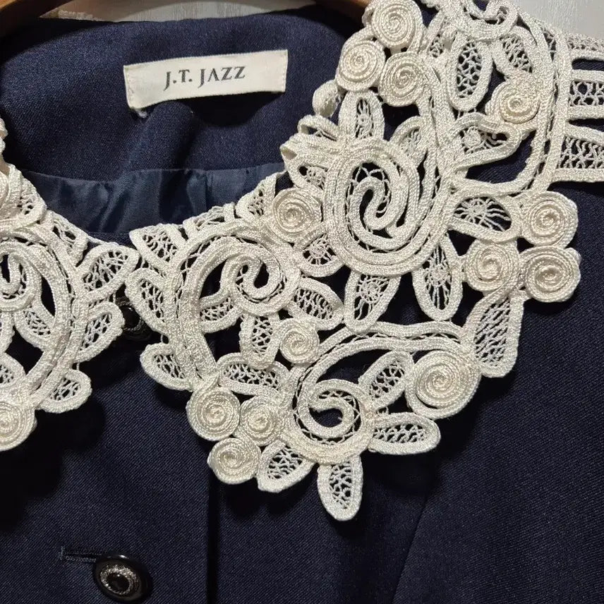 [SOLD OUT] (타임세일)JPN. J.T JAZZ 레이스 카라 스커트 셋업