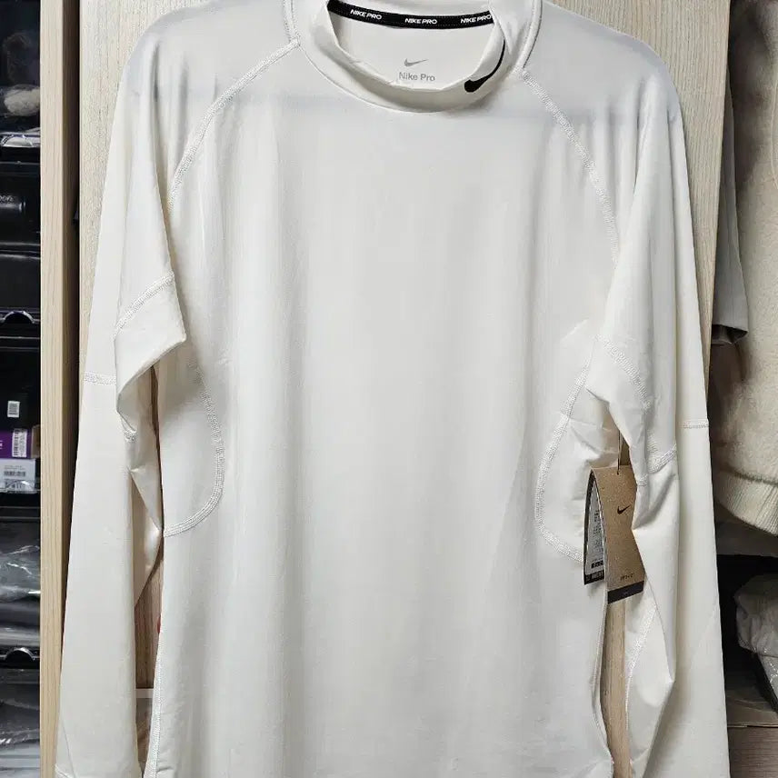 [BUNJANG] Nike Pro Mock Neck T-Shirt / (XL) 나이키 프로 모크넥