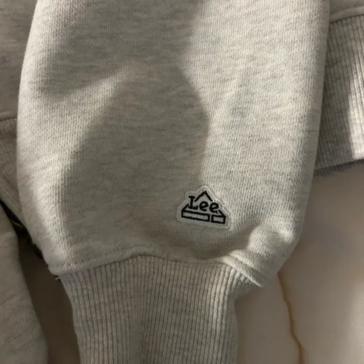 [BUNJANG] Lee Oatmeal Hoodie / Lee 후드집업 오트밀